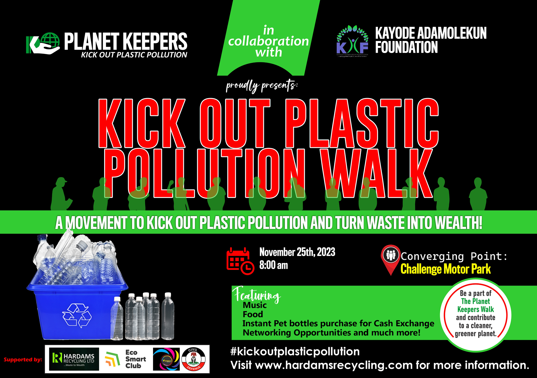 Kick out plastic pollution walk – A Planet Keepers Initiative by Hardams Recycling Limited
